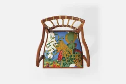 Karmstolar*Josef Frank Karmstol 1165 Mahogny Rotting, Anakreon, Vit