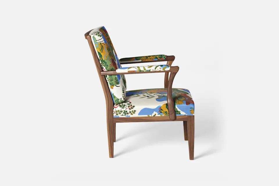 Fåtöljer|Karmstolar*Josef Frank Karmstol 868 Anakreon, Vit
