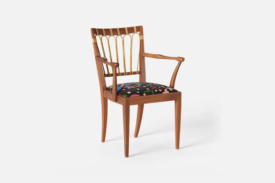 Karmstolar*Josef Frank Karmstol 1165 Mahogny Rotting, Teheran, Svart