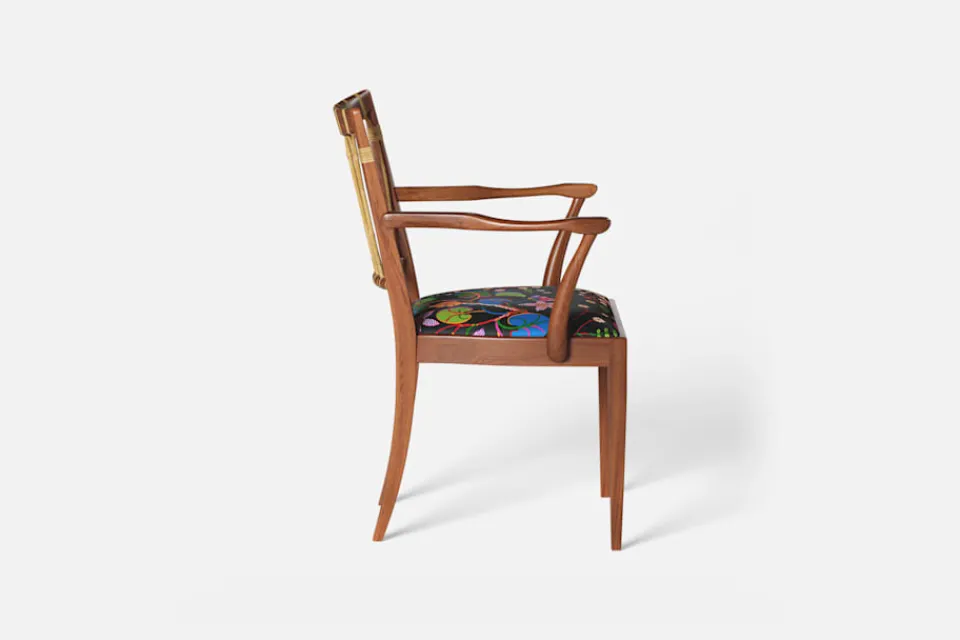 Karmstolar*Josef Frank Karmstol 1165 Mahogny Rotting, Teheran, Svart