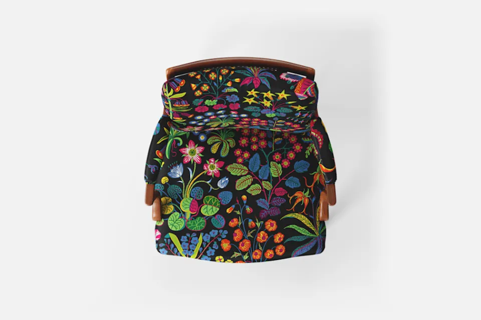 Fåtöljer|Karmstolar*Josef Frank Karmstol 969 Kederband Sitthöjd 47 cm Under Ekvatorn, Multi