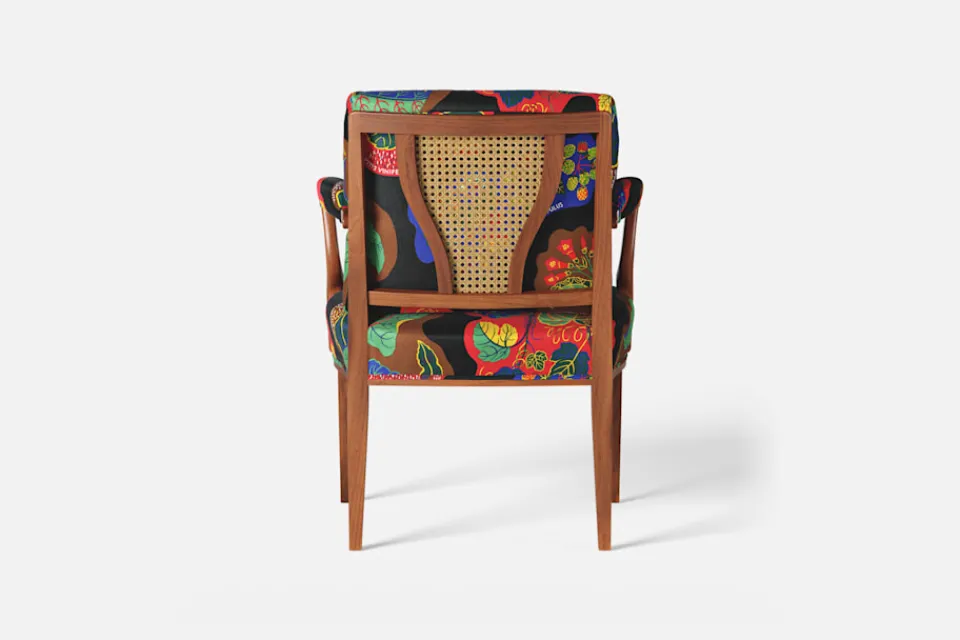 Fåtöljer|Karmstolar*Josef Frank Karmstol 969 Kederband Sitthöjd 47 cm Poisons, Svart