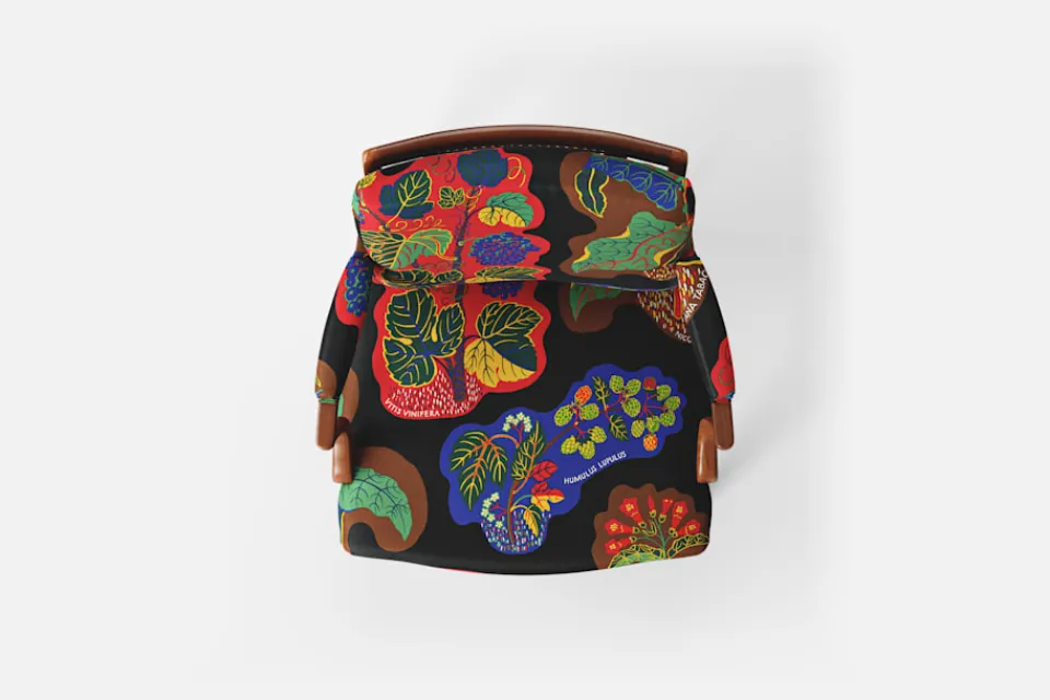 Fåtöljer|Karmstolar*Josef Frank Karmstol 969 Kederband Sitthöjd 47 cm Poisons, Svart