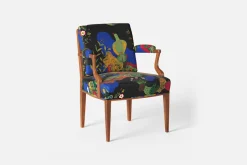 Fåtöljer|Karmstolar*Josef Frank Karmstol 969 Kederband Sitthöjd 47 cm Anakreon, Svart