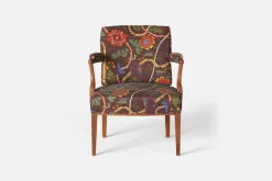 Karmstolar*Josef Frank Karmstol 969 Kederband Sitthöjd 43 cm Mirakel, Brun