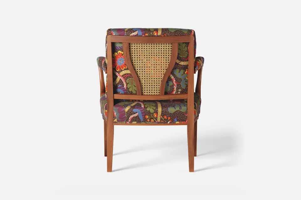 Karmstolar*Josef Frank Karmstol 969 Kederband Sitthöjd 43 cm Mirakel, Brun