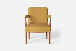 Karmstolar*Josef Frank Karmstol 969 Kederband Sitthöjd 43 cm Möbellin, Bärnsten