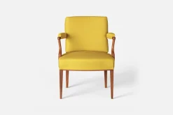 Fåtöljer|Karmstolar*Josef Frank Karmstol 969 Kederband Sitthöjd 47 cm Vägen, Ockra