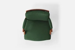 Karmstolar*Josef Frank Karmstol 969 Kederband Sitthöjd 43 cm Vägen, Mörkgrön