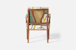 Fåtöljer|Karmstolar*Josef Frank Karmstol 969 Kederband Sitthöjd 47 cm Hawai, Vit