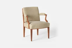 Fåtöljer|Karmstolar*Josef Frank Karmstol 969 Kederband Sitthöjd 47 cm Dr Axel, Beige