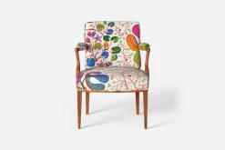 Fåtöljer|Karmstolar*Josef Frank Karmstol 969 Kederband Sitthöjd 47 cm Teheran, Vit