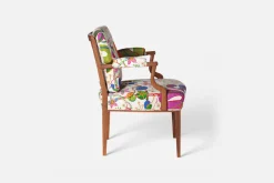 Fåtöljer|Karmstolar*Josef Frank Karmstol 969 Kederband Sitthöjd 47 cm Teheran, Vit