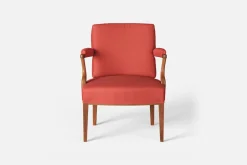 Karmstolar*Josef Frank Karmstol 969 Kederband Sitthöjd 43 cm Vägen, Orange