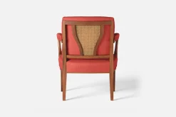 Karmstolar*Josef Frank Karmstol 969 Kederband Sitthöjd 43 cm Vägen, Orange