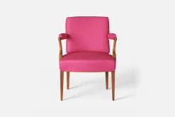 Fåtöljer|Karmstolar*Josef Frank Karmstol 969 Kederband Sitthöjd 47 cm Vägen, Cerise