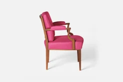 Fåtöljer|Karmstolar*Josef Frank Karmstol 969 Kederband Sitthöjd 47 cm Vägen, Cerise