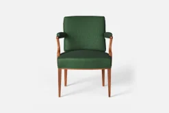 Fåtöljer|Karmstolar*Josef Frank Karmstol 969 Kederband Sitthöjd 47 cm Vägen, Mörkgrön