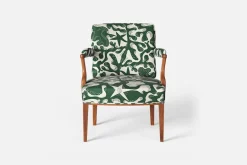 Karmstolar*Josef Frank Karmstol 969 Kederband Sitthöjd 43 cm Aristidia, Grön