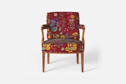 Karmstolar*Josef Frank Karmstol 969 Kederband Sitthöjd 43 cm Baranquilla, Vinröd