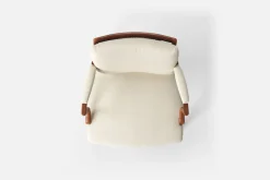 Karmstolar*Josef Frank Karmstol 969 Kederband Sitthöjd 43 cm Vägen, Vit