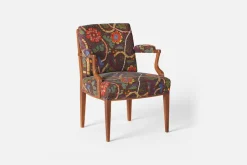 Fåtöljer|Karmstolar*Josef Frank Karmstol 969 Kederband Sitthöjd 47 cm Mirakel, Brun