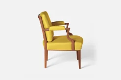 Karmstolar*Josef Frank Karmstol 969 Kederband Sitthöjd 43 cm Vägen, Ockra