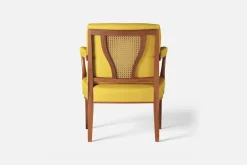 Karmstolar*Josef Frank Karmstol 969 Kederband Sitthöjd 43 cm Vägen, Ockra