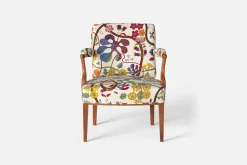 Karmstolar*Josef Frank Karmstol 969 Kederband Sitthöjd 43 cm Baranquilla, Vit