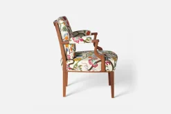 Karmstolar*Josef Frank Karmstol 969 Kederband Sitthöjd 43 cm Baranquilla, Vit