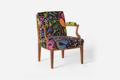 Karmstolar*Josef Frank Karmstol 969 Kederband Sitthöjd 43 cm Teheran, Svart