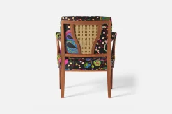 Karmstolar*Josef Frank Karmstol 969 Kederband Sitthöjd 43 cm Teheran, Svart