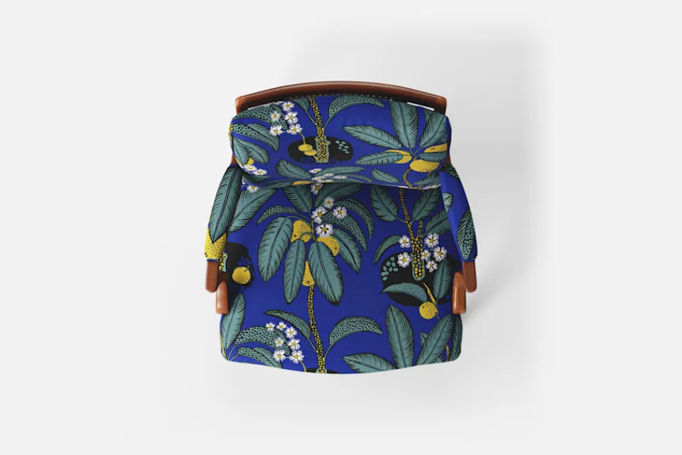 Karmstolar*Josef Frank Karmstol 969 Kederband Sitthöjd 43 cm Notturno, Multi