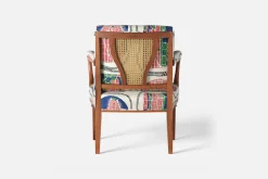 Karmstolar*Josef Frank Karmstol 969 Kederband Sitthöjd 43 cm Manhattan, Multi