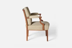 Karmstolar*Josef Frank Karmstol 969 Kederband Sitthöjd 43 cm Dr Axel, Beige