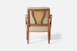 Karmstolar*Josef Frank Karmstol 969 Kederband Sitthöjd 43 cm Dr Axel, Beige