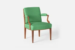 Fåtöljer|Karmstolar*Josef Frank Karmstol 969 Kederband Sitthöjd 47 cm Vägen, Grön