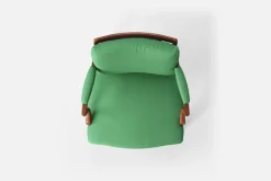 Fåtöljer|Karmstolar*Josef Frank Karmstol 969 Kederband Sitthöjd 47 cm Vägen, Grön