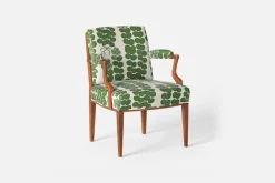 Fåtöljer|Karmstolar*Josef Frank Karmstol 969 Kederband Sitthöjd 47 cm Celotocaulis, Grön