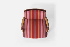 Karmstolar*Josef Frank Karmstol 969 Kederband Sitthöjd 43 cm Hamaca Rojo, Multi