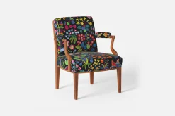 Karmstolar*Josef Frank Karmstol 969 Kederband Sitthöjd 43 cm Under Ekvatorn, Svart