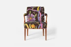 Fåtöljer|Karmstolar*Josef Frank Karmstol 969 Kederband Sitthöjd 47 cm Hawai, Brun