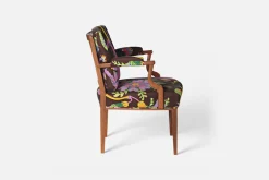 Fåtöljer|Karmstolar*Josef Frank Karmstol 969 Kederband Sitthöjd 47 cm Hawai, Brun