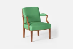 Karmstolar*Josef Frank Karmstol 969 Kederband Sitthöjd 43 cm Vägen, Grön