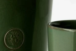 Krukor & Krukfat*Erika Pekkari Kruka Tolvekarna Stengods, Mossgrön