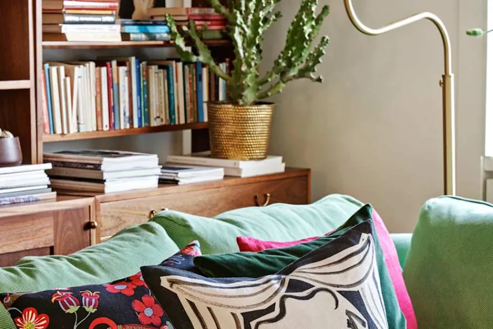 Kuddar*Josef Frank/Svenskt Tenn Kudde Baranquilla Svart