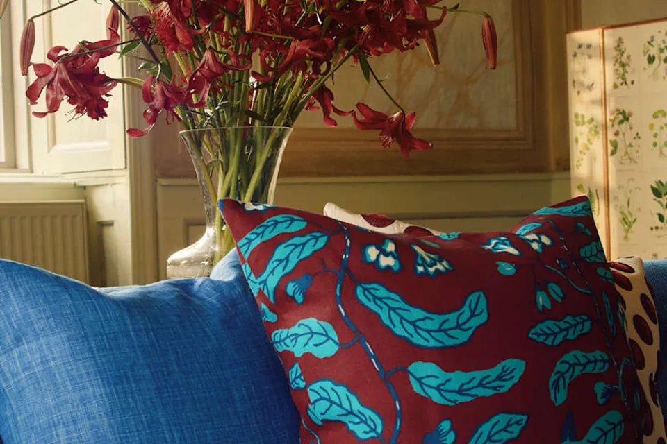 Kuddar*Josef Frank/Svenskt Tenn Kudde Chianti