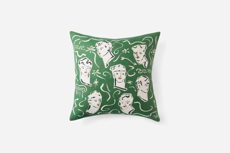 Kuddar*Luke Edward Hall Kudde Endymion Grön