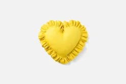 Kuddar*Svenskt Tenn Kudde Hjärta med Volang Citrongul