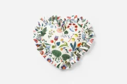 Kuddar*Josef Frank/Svenskt Tenn Kudde Hjärta med Volang Mille Fleurs, Multi